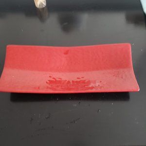 Red Decorative Dish